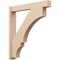 Ekena Millwork 6-in W x 38-in D x 42-in H Balboa Block Rough Cedar Woodgrain TimberThane Outlooker, Primed Tan OUTUR060X38X42BOA44RCPR - alternate 1